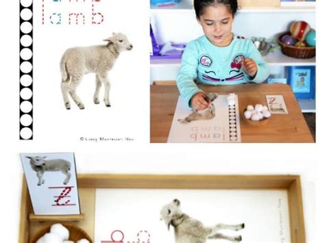 Easter lamb do-a-dot printable