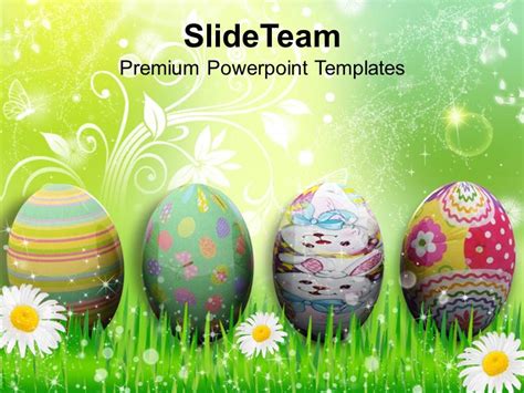 Easter PPT template image