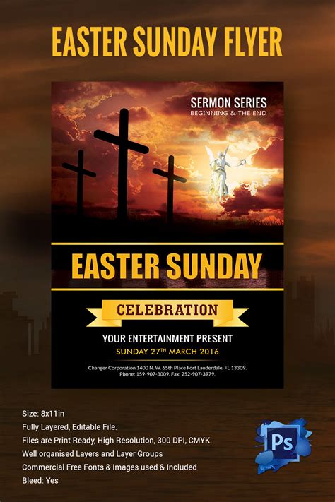 Easter Sunday Flyer