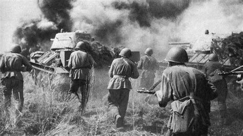 A photo of Soviet soldiers during the Battle of the Eastern Front