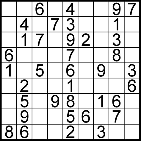 Easy Sudoku Printable