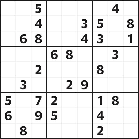 Easy Sudoku Printables