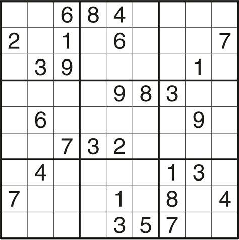 Easy Sudoku Sheet 2