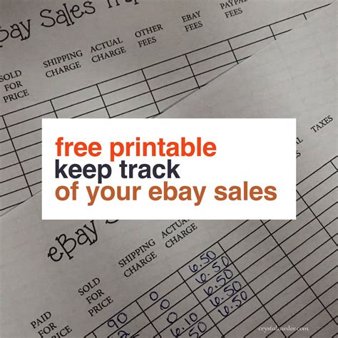 eBay sales template