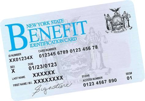 EBT card example