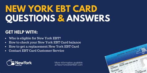 EBT Card FAQs