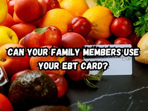 EBT card usage