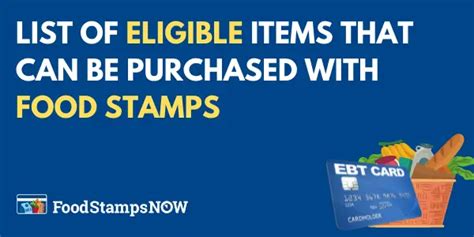 EBT Eligible Items