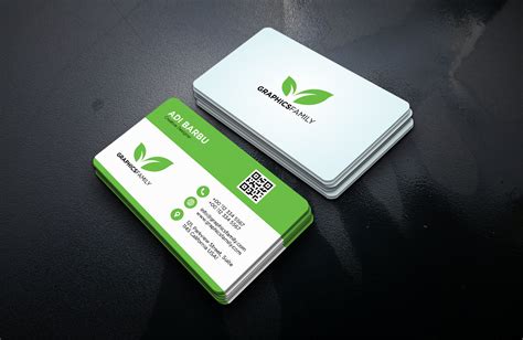 An eco-friendly business card made from recycled materials