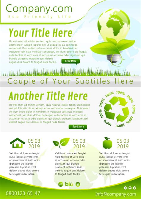 Eco-Friendly Flyer Template