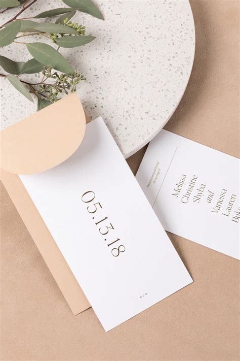 Eco-friendly wedding invitations