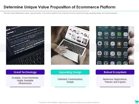 E-commerce unique value proposition with a distinctive logo