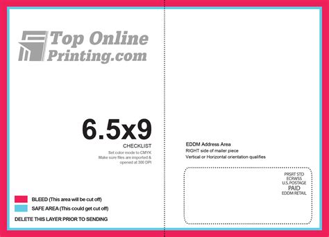 EDDM 6.5 x 9 Template Designs