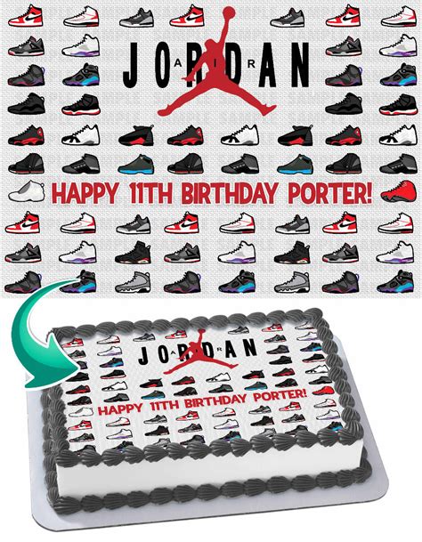 Edible Image Jordan Shoe Cake