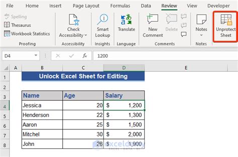 Edit Excel Sheet