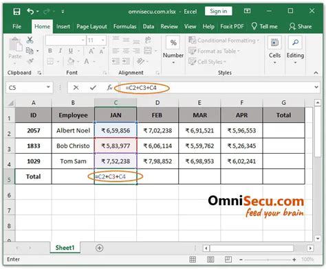 Edit Formula References in Excel