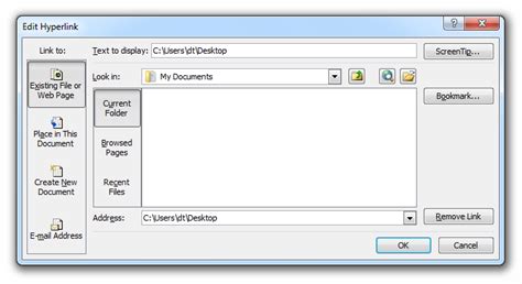 Edit Links Dialog Box