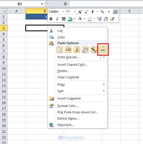 Using Edit Links in Excel