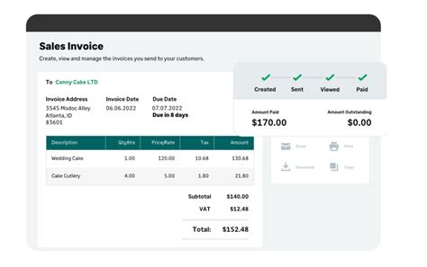 Editing Sage Invoice Template using the built-in editor