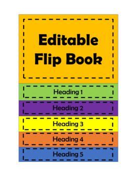 Editable Flip Book Template For Interactive Storytelling