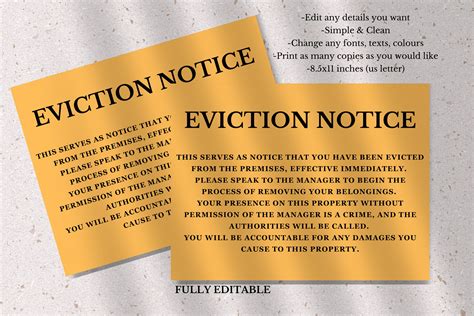 Editable NYS Eviction Notice Template