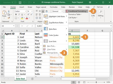 Editing Formatting Rules in Mac Excel