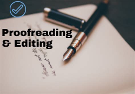 Editing and Proofreading Services