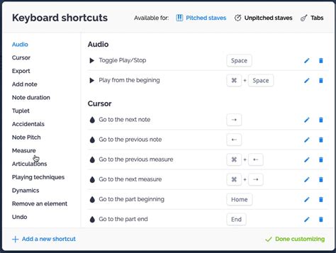 Essential Shortcuts for Editing