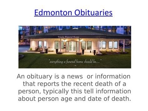 Edmonton Obituary Websites