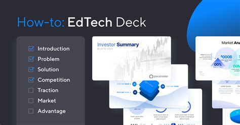 Edtech Startup Pitch Deck