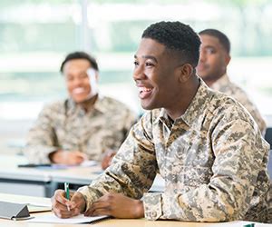 Veterans in classroom