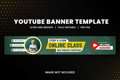 Education Channel Banner Template