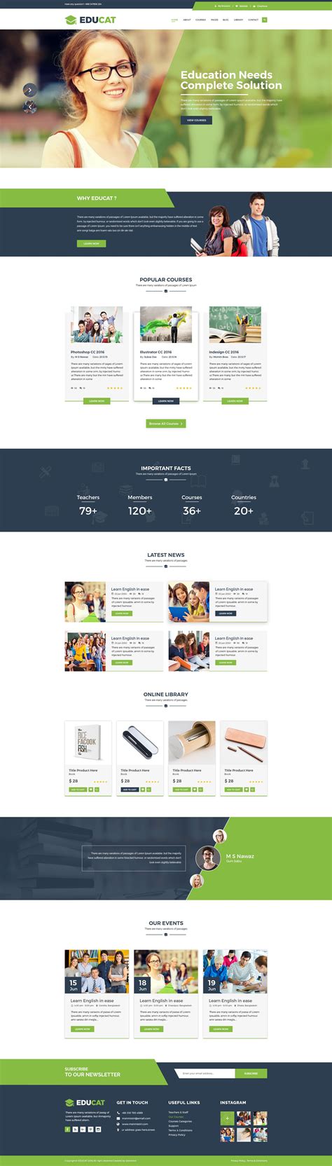 Education HTML Template