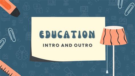 Education intro template