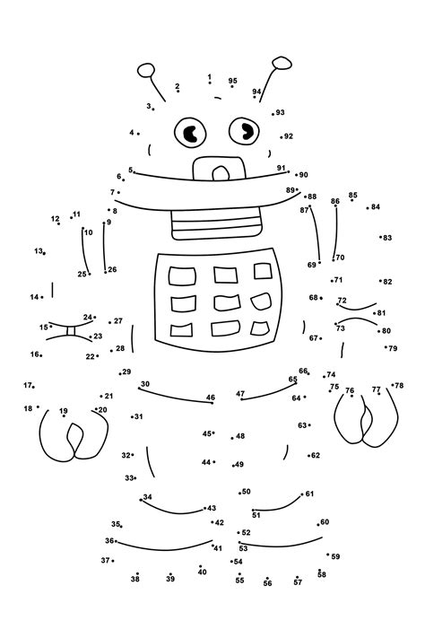 Educational dot to dot printables