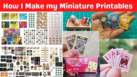 Educational miniature printables