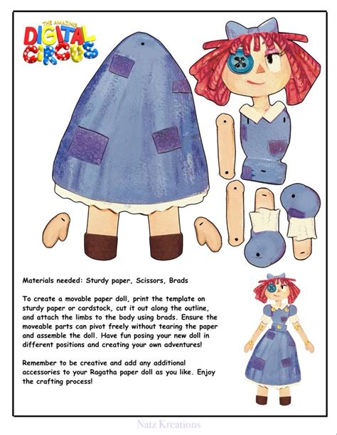 Educational paper dolls