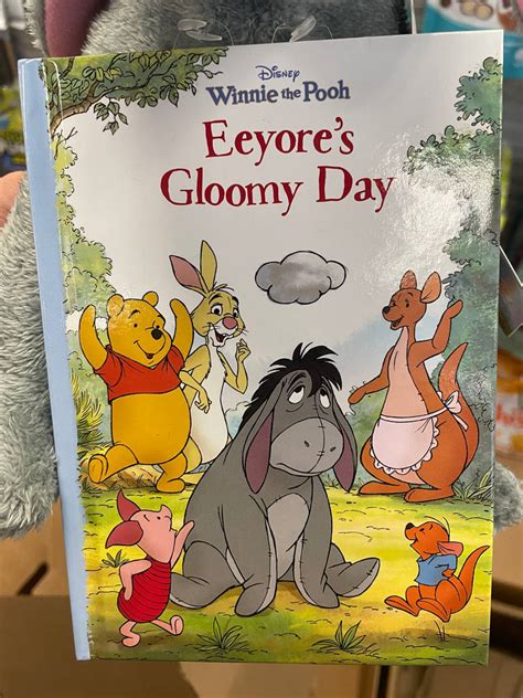 Eeyore gloomy day coloring page