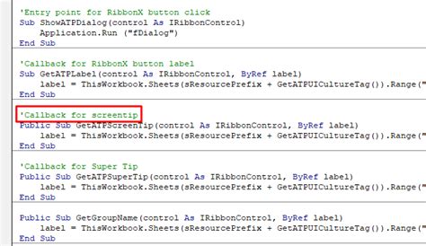 Effective Commenting in VBA