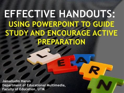 Effective Handouts