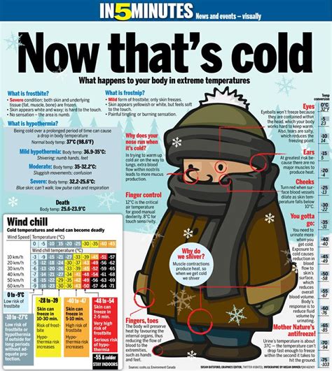 Effects of cold temperature on everyday life