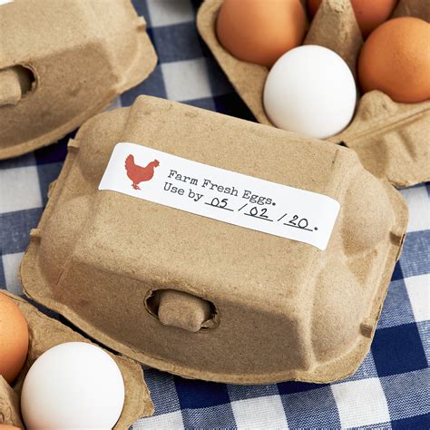 Egg Carton Label Template Free