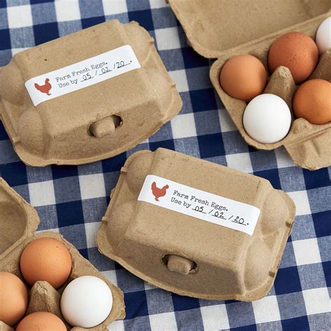 Benefits of using egg carton labels