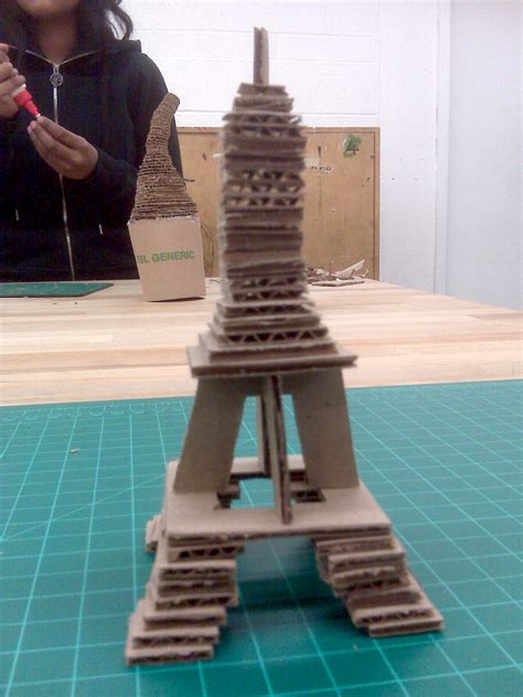 Eiffel Tower Cardboard Model