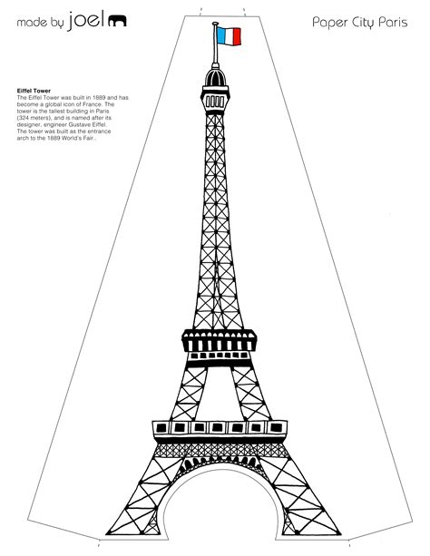 Eiffel Tower Template