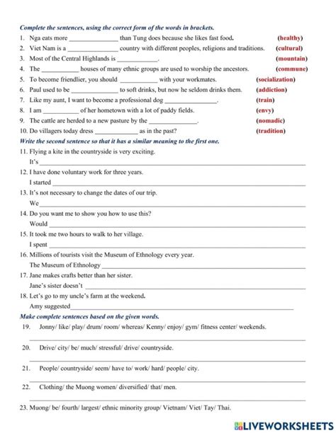 Eighth Grade Creative Writing Worksheets