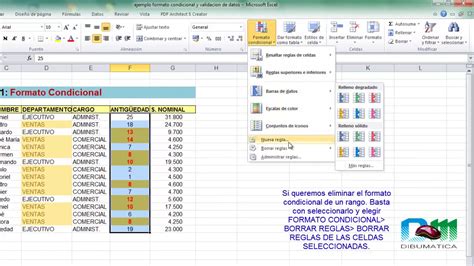 Ejemplo 2 Formato Condicional Excel