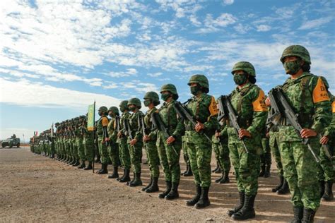 Ejército mexicano en una demostración