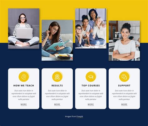 Elearning Website Template