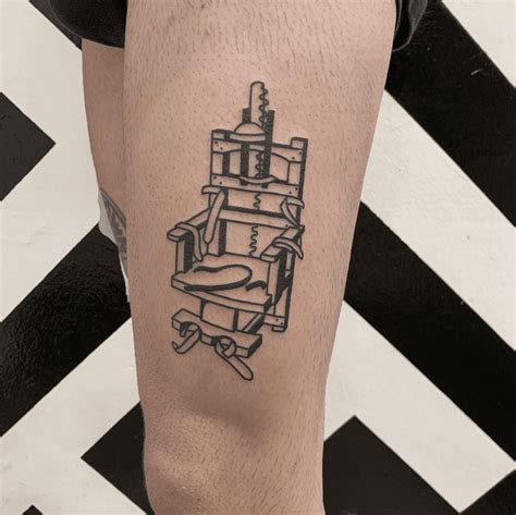 Electric Chair Tattoo Design